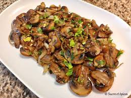 Champignon bio sauté aux legumes